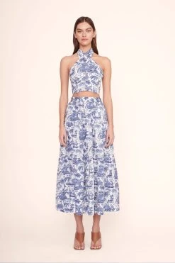 SMOCKED KAI TOP | BLUE TOILE -fashion SMOCKED KAI TOP BLUE TOILE SEA SKIRT BLUE TOILE 00391 web