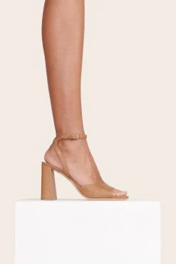 SOLANGE HEEL | TAN SNAKE EMBOSSED -fashion SOLANGE HEEL TAN SNAKE EMBOSSED 1 web