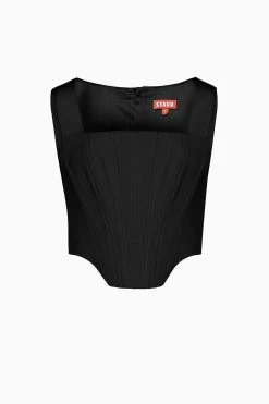 ALICE TOP | BLACK -fashion STAUD ALICE TOP BLACK RESORT20 PACKSHOT 1