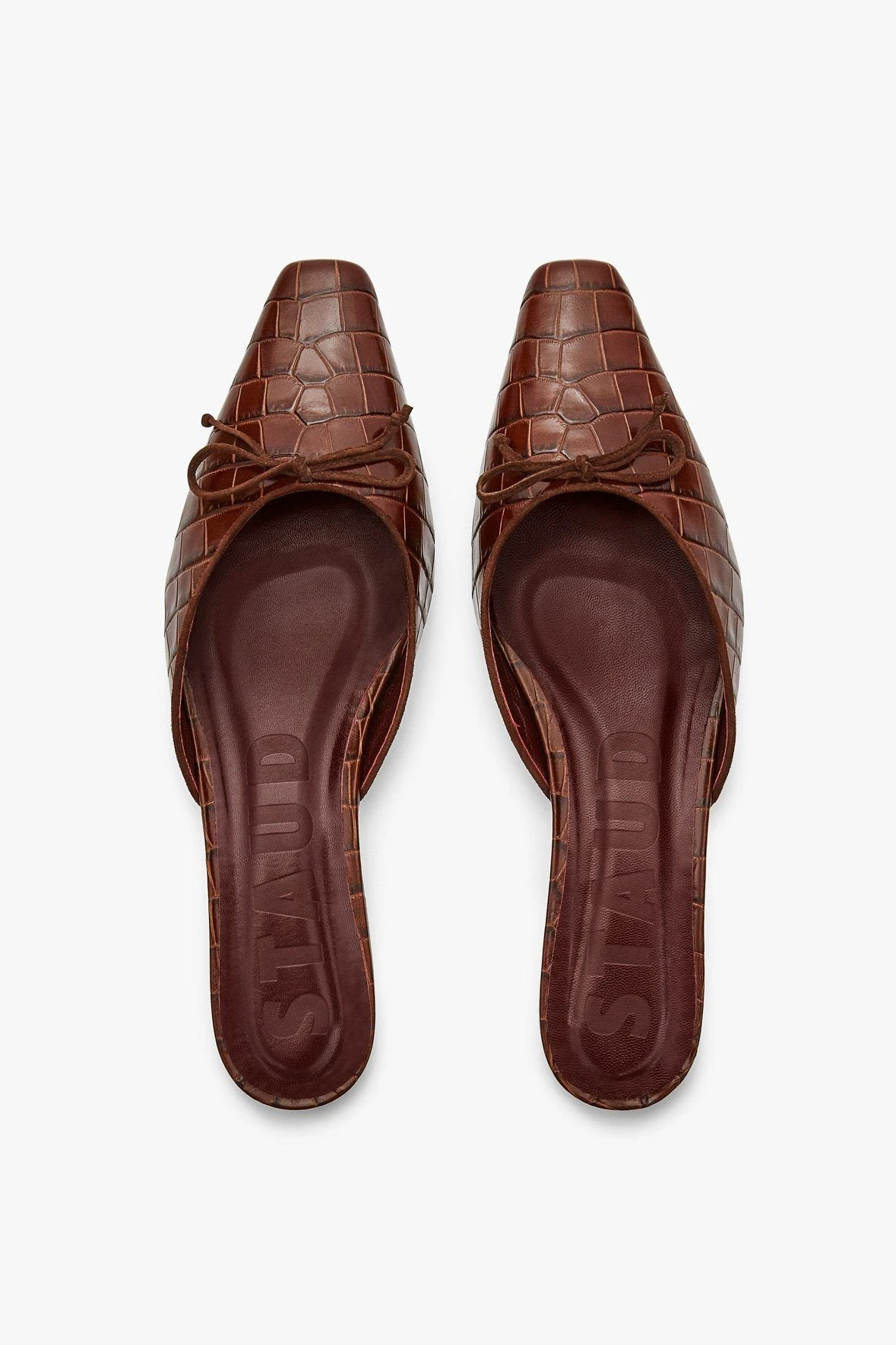 GINA MULE | BROWN CROC EMBOSSED 4 GINA MULE | BROWN CROC EMBOSSED - Image 2