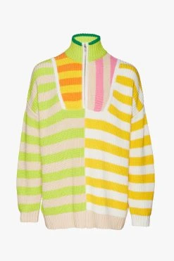 HAMPTON SWEATER | CAPRI STRIPE MULTI -fashion STAUD HAMPTON SWEATER CAPRI STRIPE MULTI SPRING ECOM 22 4
