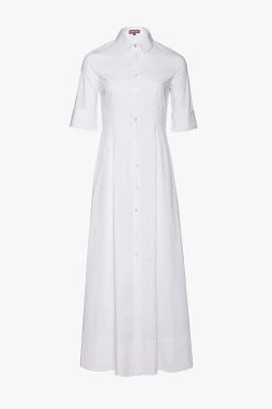 JOAN MAXI DRESS | WHITE -fashion STAUD MAXI JOAN DRESS WHITE SPRING ECOM 22 2