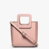 MINI SHIRLEY LEATHER BAG | DARK BLUSH -fashion STAUD MINI SHIRLEY DARK BLUSH CALF NAPPA SPRING 21 2