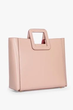 SHIRLEY LEATHER BAG | BLUSH -fashion STAUD SHIRLEY BLUSH RESORT20 4