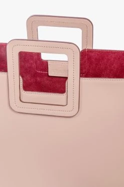SHIRLEY LEATHER BAG | BLUSH -fashion STAUD SHIRLEY BLUSH RESORT20 5