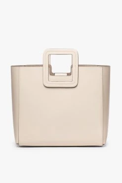 SHIRLEY LEATHER BAG | CREAM -fashion STAUD SHIRLEY CREAM CALF SPRING 21 2