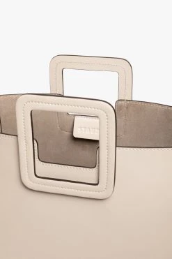 SHIRLEY LEATHER BAG | CREAM -fashion STAUD SHIRLEY CREAM CALF SPRING 21 5