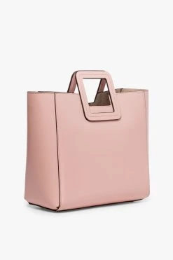 SHIRLEY LEATHER BAG | DARK BLUSH -fashion STAUD SHIRLEY DARK BLUSH CALF NAPPA SPRING 21 2
