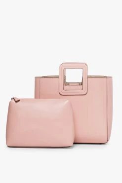 SHIRLEY LEATHER BAG | DARK BLUSH -fashion STAUD SHIRLEY DARK BLUSH CALF NAPPA SPRING 21 3