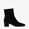 AIMEE SHORT BOOT | BLACK SUEDE