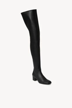 AIMEE BOOT | BLACK VEGAN LEATHER -fashion STAUD AIMEE BOOT BLACK FALL 22 ECOM 2