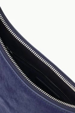 ALEC BAG | NAVY HAIRCALF -fashion STAUD ALEC BAG NAVY FALL 23 ECOM 3