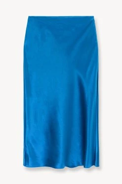 ANGELA SKIRT | ISLAND BLUE -fashion STAUD ANGELA SKIRT ISLAND BLUE SUPF 23 ECOM 1