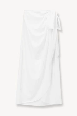 ANGELICA COVERUP SKIRT | WHITE 10 ANGELICA COVERUP SKIRT | WHITE -fashion STAUD ANGELICA WRAP SKIRT WHITE SUPF 23 ECOM 1 1