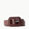 JEANS BELT | MAHOGANY -fashion STAUD BELT BELT BROWN SPRING 23 ECOM 1