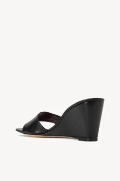BILLIE WEDGE | BLACK 13 BILLIE WEDGE | BLACK -fashion STAUD BILLIE WEDGE BLK SEASON 22 ECOM 3