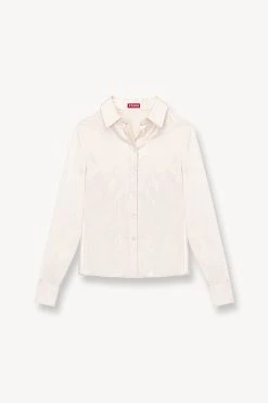 BOGART TOP | IVORY -fashion STAUD BOGART WOVEN TOP IVORY FALL 23 ECOM 1