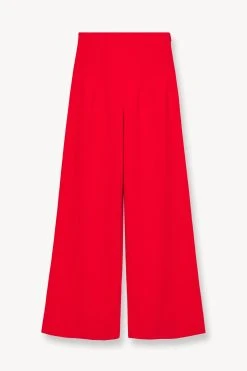 CALEB PANT | RUBY -fashion STAUD CALEB PANT RUBY FALL 23 ECOM 1