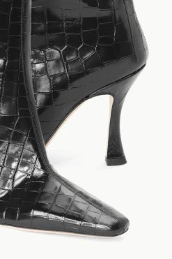 CAMI BOOT | BLACK CROC EMBOSSED -fashion STAUD CAMI BOOT BLACK FALL 23 ECOM 5