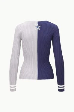 THE STAUD NFL CARGO SWEATER | DALLAS COWBOYS -fashion STAUD CARGOSWEATERXNFL SWEATER DALLASCOWBOYS FANATICS 23 ECOM 2