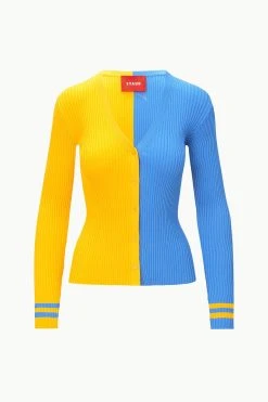 THE STAUD NFL CARGO SWEATER | LOS ANGELES CHARGERS -fashion STAUD CARGOSWEATERXNFL SWEATER LOSANGELESCHARGERS FANATICS 23 ECOM 1