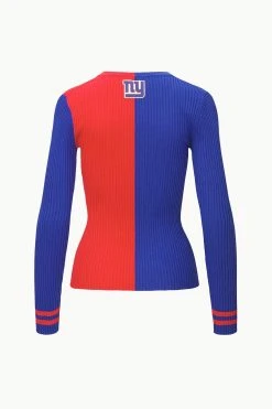THE STAUD NFL CARGO SWEATER | NEW YORK GIANTS -fashion STAUD CARGOSWEATERXNFL SWEATER NEWYORKGIANTS FANATICS 23 ECOM 2