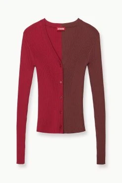 CARGO SWEATER | SYRAH CHOCOLATE -fashion STAUD CARGOSWEATER KNITTOP SYRAHCHOCOLATE FALL 23 ECOM 1