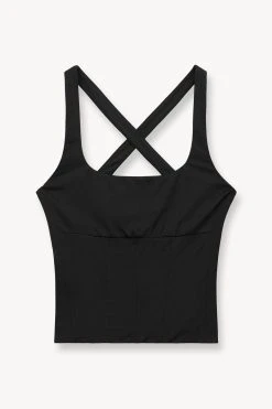 CARRY TOP | BLACK -fashion STAUD CARRY TOP BLACK SUPF 23 ECOM 1