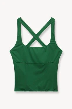 CARRY TOP | COURT GREEN -fashion STAUD CARRY TOP GREEN SUPF 23 ECOM 1