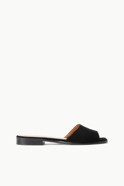 CASPIAN SLIDE | BLACK SUEDE