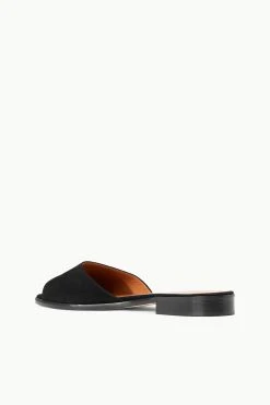 CASPIAN SLIDE | BLACK SUEDE -fashion STAUD CASPIAN SLIDE BLACK SUPF 23 ECOM 3