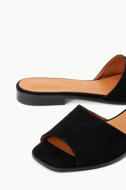 CASPIAN SLIDE | BLACK SUEDE -fashion STAUD CASPIAN SLIDE BLACK SUPF 23 ECOM 4