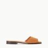 CASPIAN SLIDE | TAN SUEDE -fashion STAUD CASPIAN SLIDE TANSUEDE SUPF 23 ECOM 1 1