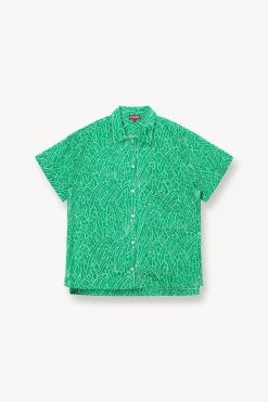 CHANNING TOP | GREEN PALM -fashion STAUD CHANNING TOP GREEN PALM SUPF 23 ECOM 1