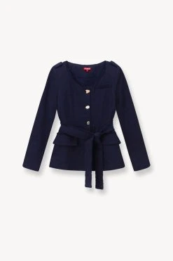 CHARLES BLAZER | NAVY 12 CHARLES BLAZER | NAVY -fashion STAUD CHARLES BLAZER NAVY SUPF 23 ECOM 1