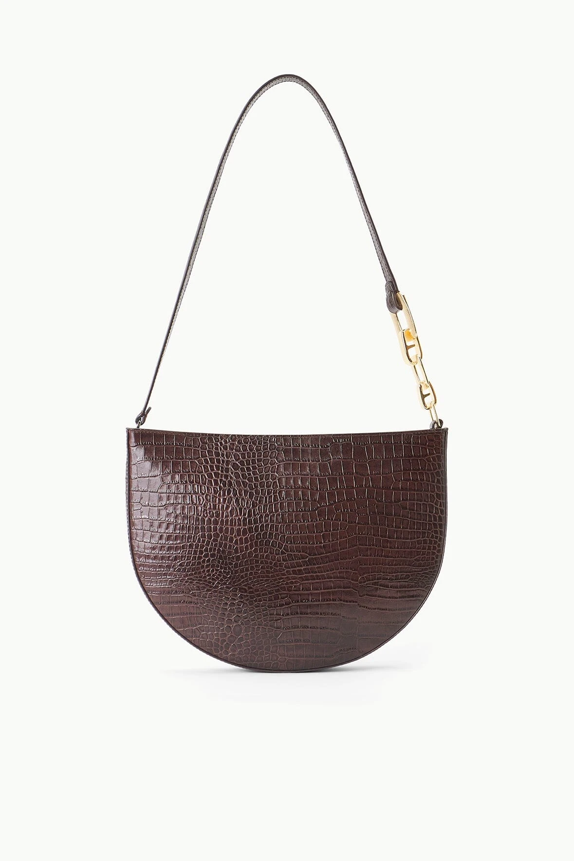 COLT SHOULDER BAG | ESPRESSO CROC EMBOSSED 3 COLT SHOULDER BAG | ESPRESSO CROC EMBOSSED