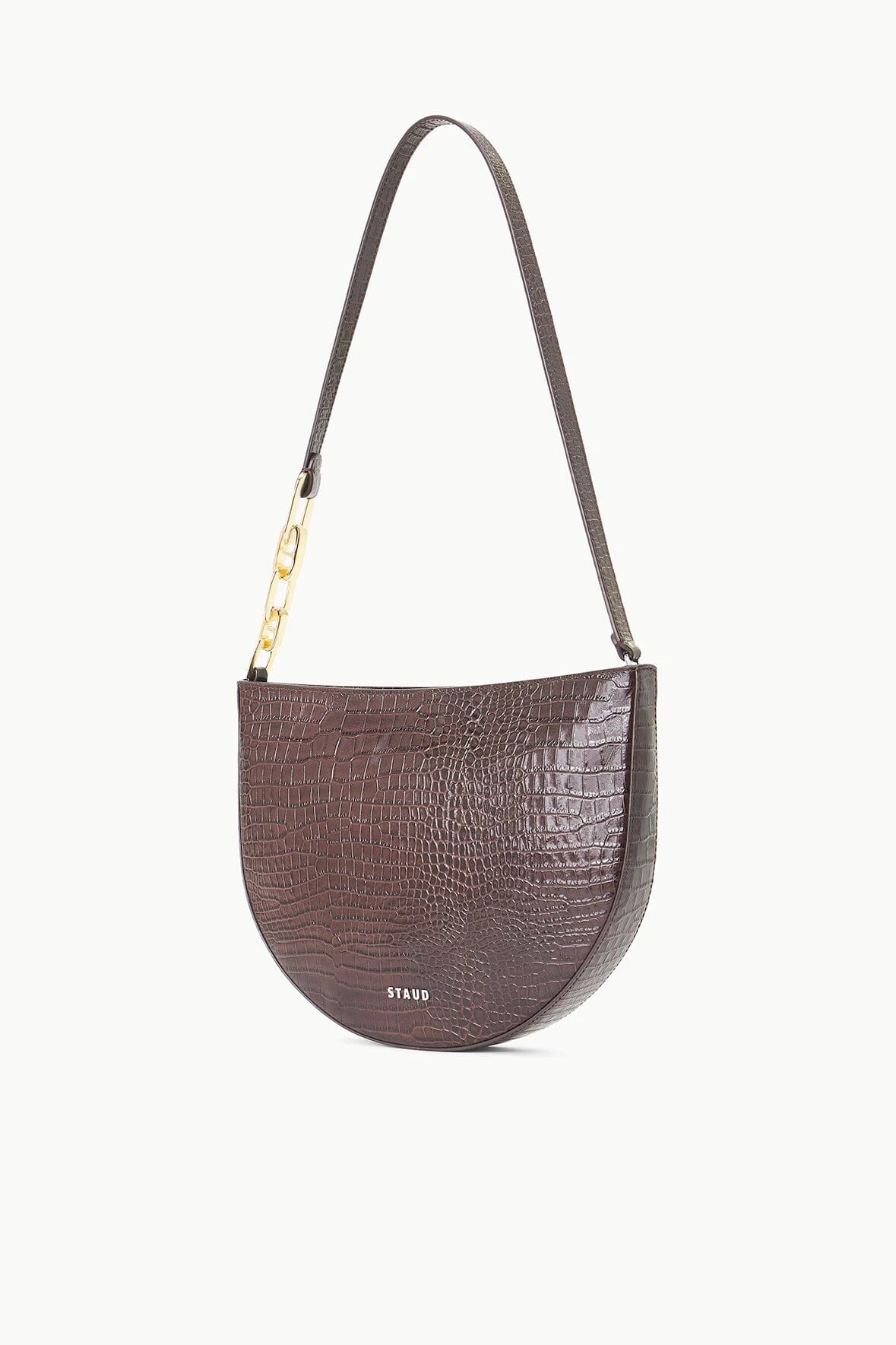 COLT SHOULDER BAG | ESPRESSO CROC EMBOSSED 5 COLT SHOULDER BAG | ESPRESSO CROC EMBOSSED - Image 3