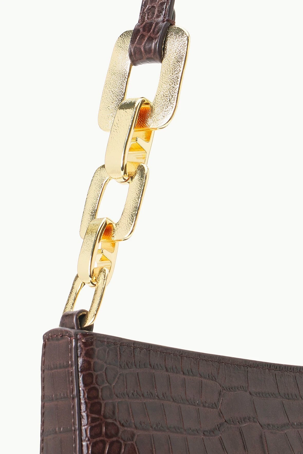 COLT SHOULDER BAG | ESPRESSO CROC EMBOSSED 9 COLT SHOULDER BAG | ESPRESSO CROC EMBOSSED - Image 7