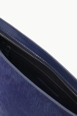 COLT SHOULDER BAG | NAVY HAIRCALF 11 COLT SHOULDER BAG | NAVY HAIRCALF -fashion STAUD COLT SHOULDERBAG NAVY FALL 23 ECOM 3