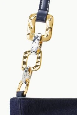 COLT SHOULDER BAG | NAVY HAIRCALF 12 COLT SHOULDER BAG | NAVY HAIRCALF -fashion STAUD COLT SHOULDERBAG NAVY FALL 23 ECOM 4