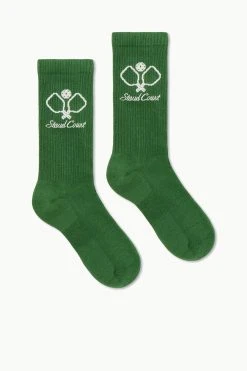 PICKLEBALL SOCKS | COURT GREEN