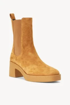 CYBIL BOOT | CASHEW SUEDE -fashion STAUD CYBIL BOOT CASHSUEDE SEASON 22 ECOM 2