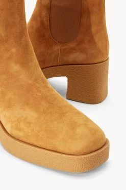 CYBIL BOOT | CASHEW SUEDE -fashion STAUD CYBIL BOOT CASHSUEDE SEASON 22 ECOM 5
