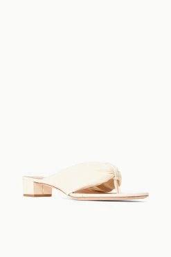 DAHLIA SANDAL | CREAM -fashion STAUD DAHLIA SANDAL CREAM SPRING 23 ECOM 2
