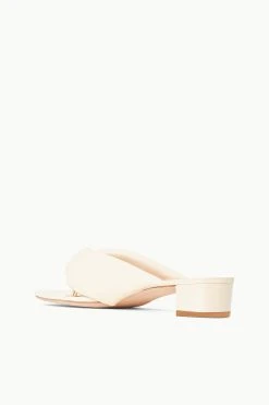 DAHLIA SANDAL | CREAM -fashion STAUD DAHLIA SANDAL CREAM SPRING 23 ECOM 3