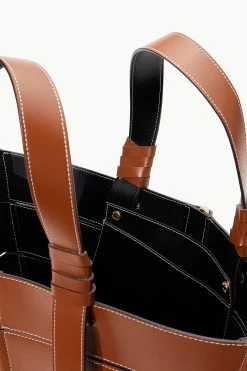 DIAMOND TOTE | TAN CREAM -fashion STAUD DIAMOND TOTE TANCREAM SPRING 23 ECOM 4