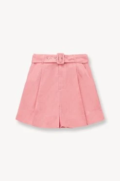 ERIS SHORT | ROSEBUD -fashion STAUD ERIS SHORT ROSEBUD SPRING 23 ECOM 1