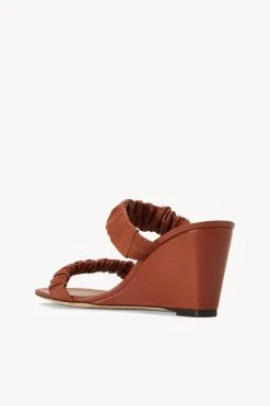 FRANKIE WEDGE | TAN -fashion STAUD FRANKIE WEDGE TAN SEASON 22 ECOM 3