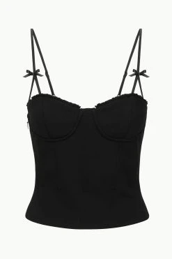 GEORGINA TOP | BLACK -fashion STAUD GEORGINATOP BLACK ECOM 1
