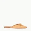 GINA MULE | CASHEW SUEDE -fashion STAUD GINA MULE CASHEW SPRING 23 ECOM 1